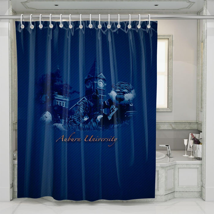 auburn university best football team shower curtains