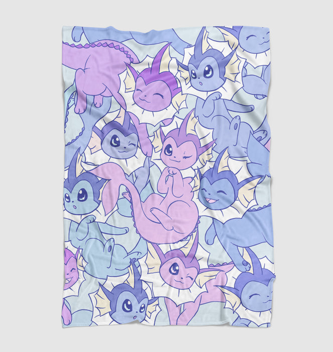 baby espeon with vaporeon Ultra soft fleece blanket