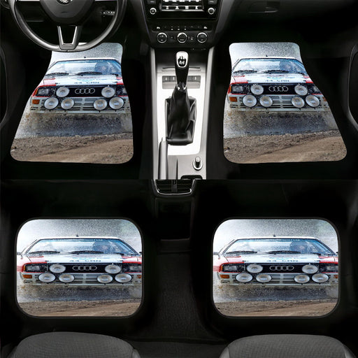 audi join the offroad car racing Car floor mats Universal fit