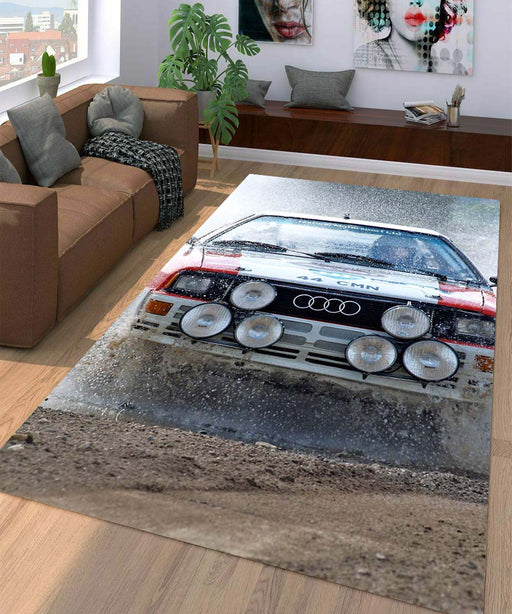 audi join the offroad car racing Living room carpet rugs