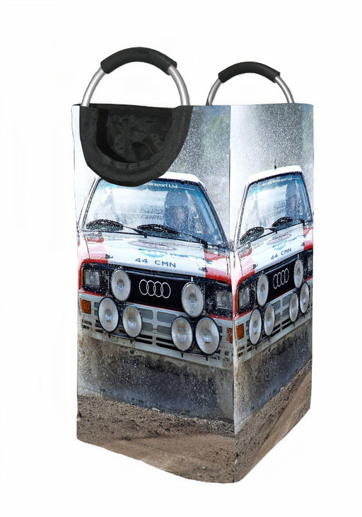 audi join the offroad car racing Laundry Hamper | Laundry Basket
