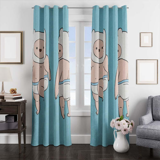 baby adventure time window curtains