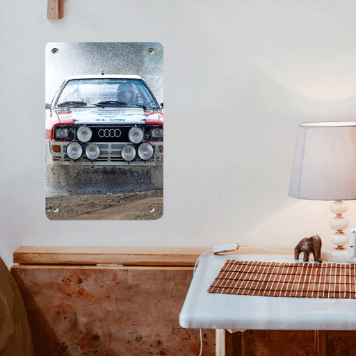 audi join the offroad car racing Poster Metal print wall art