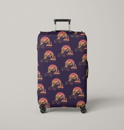 back to the future 1985 cars Luggage Cover | suitcase