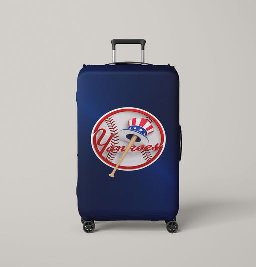 blue yankees Luggage Cover | suitcase