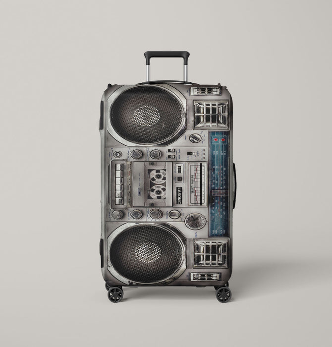 boombox (reels) Luggage Cover | suitcase