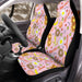 bacon meat donut and fruit pattern Car Seat Covers