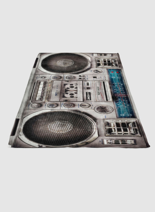 Boombox (reels) soft fleece blanket