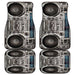 Boombox (reels) Car floor mats Universal fit