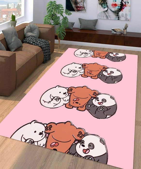 baby fat we bare bears Living room carpet rugs