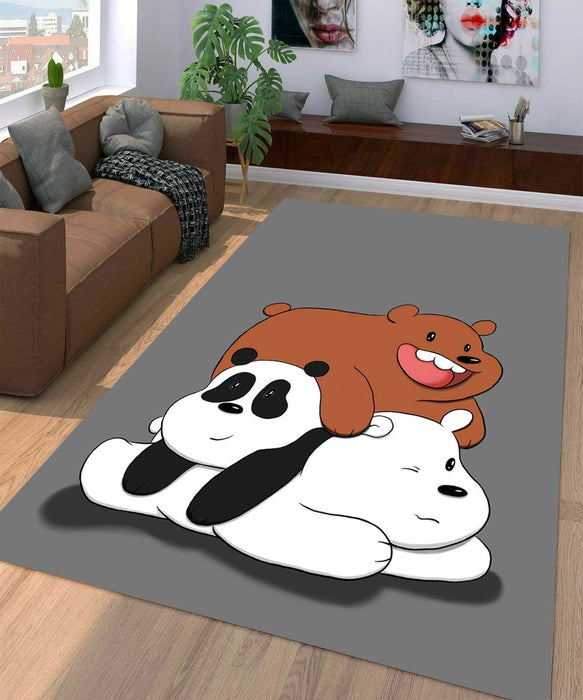 baby we bare bears Living room carpet rugs