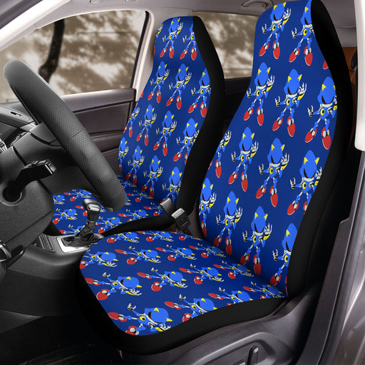 bad robbot mode sonic the hedgehog Car Seat Covers