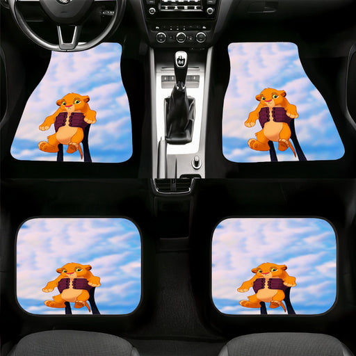 baby simba become a lion king Car floor mats Universal fit