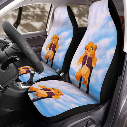 baby simba become a lion king Car Seat Covers