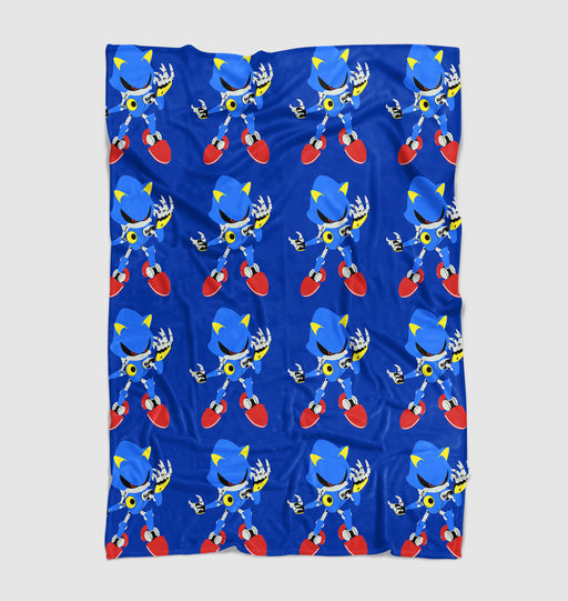 bad robbot mode sonic the hedgehog Ultra soft fleece blanket