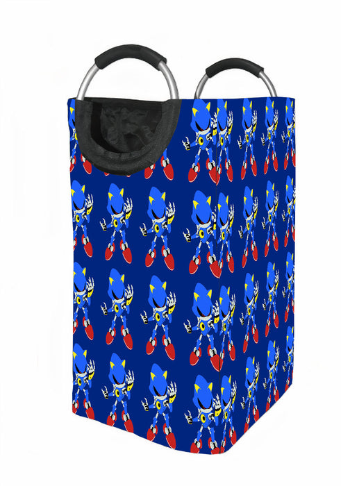 bad robbot mode sonic the hedgehog Laundry Hamper | Laundry Basket