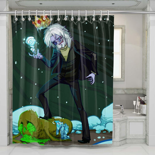 badass simon adventure time shower curtains