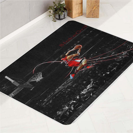 awesome action nba player bath rugs