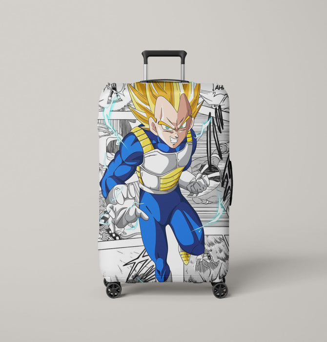 background comic vegeta Luggage Covers | Suitcase