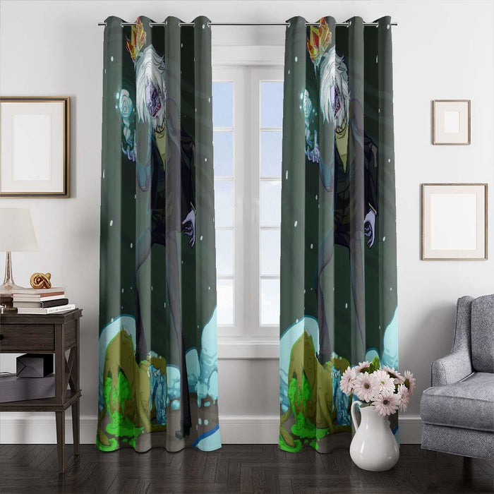 badass simon adventure time window curtains