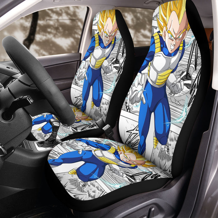 background comic vegeta Car Seat Covers