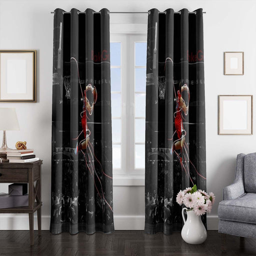 awesome action nba player window Curtain