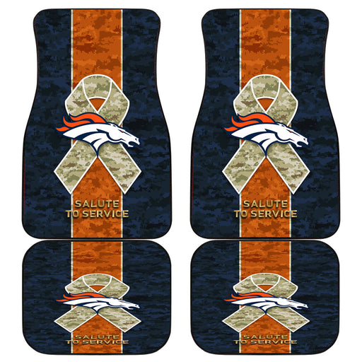 Broncos army Car floor mats Universal fit