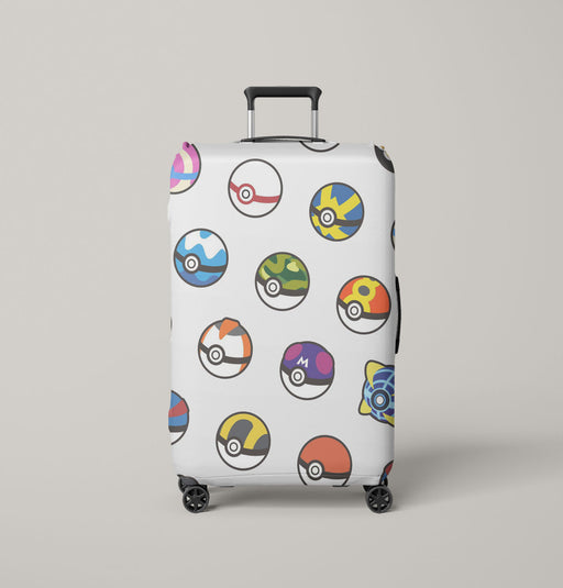 ball monsters pokemon Luggage Cover | suitcase