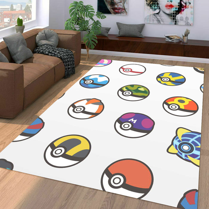 ball monsters pokemon Living room carpet rugs