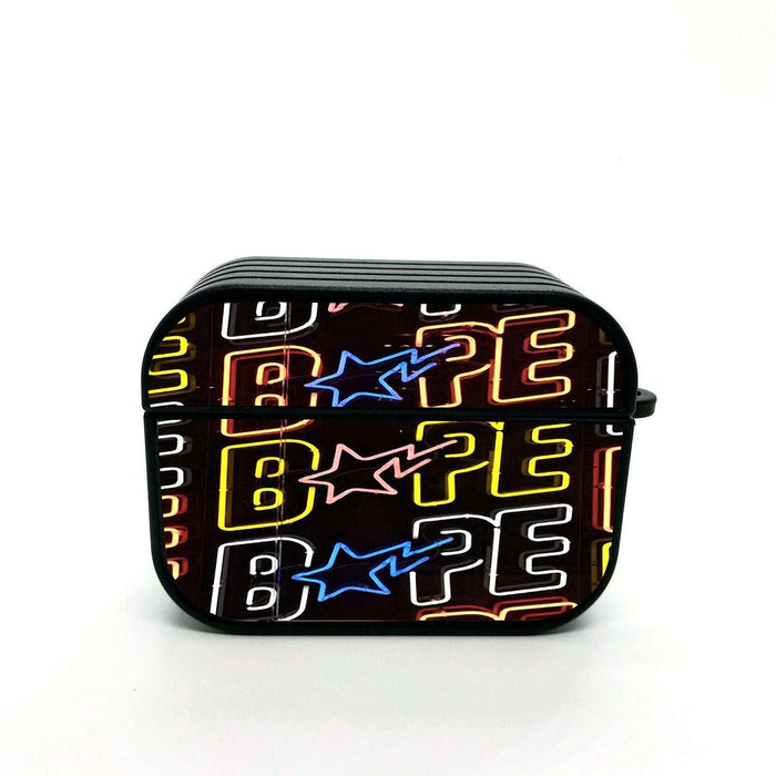 bape neon light airpods case