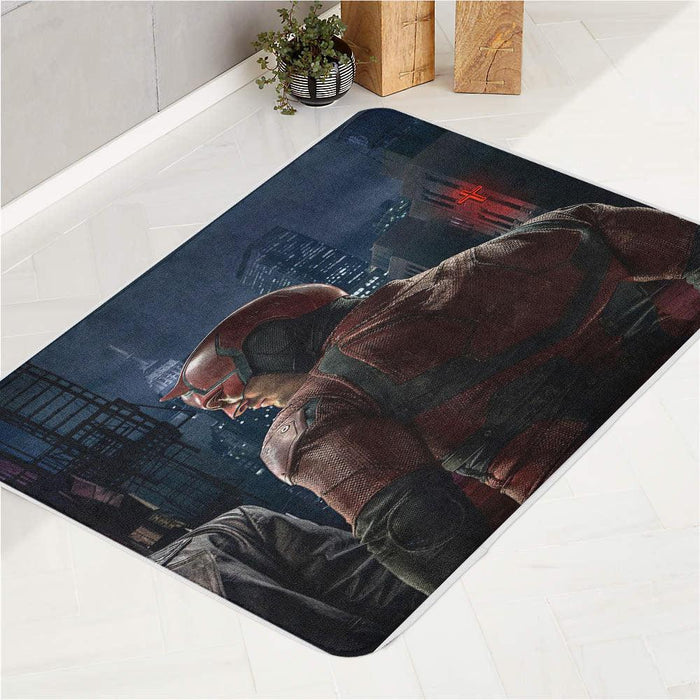 bad face marvel daredevil bath rugs