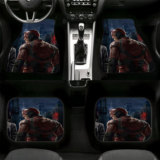 bad face marvel daredevil Car floor mats Universal fit