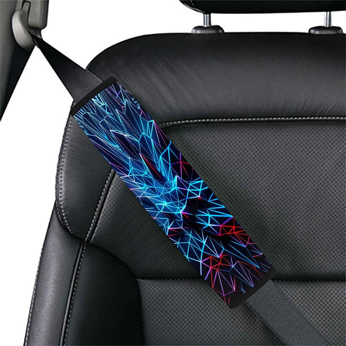 ball vaporwave neon light Car seat belt cover