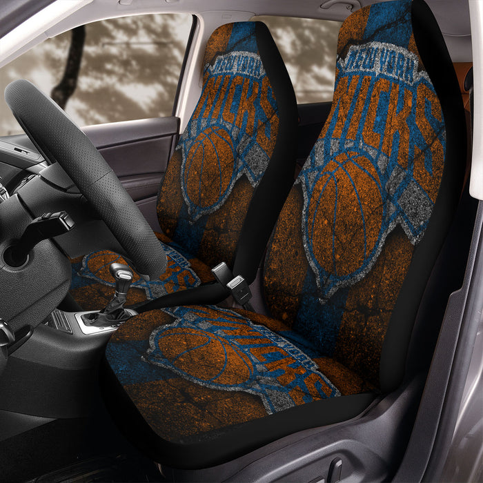 bad logo new york knicks Car Seat Covers