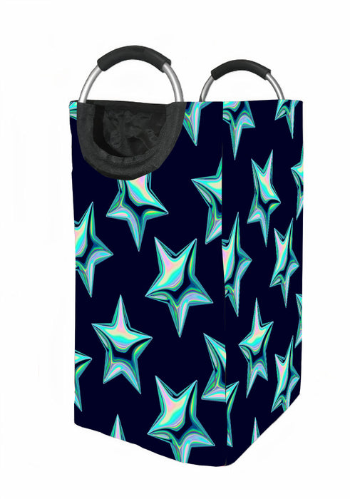 balloon star shapes hologram Laundry Hamper | Laundry Basket