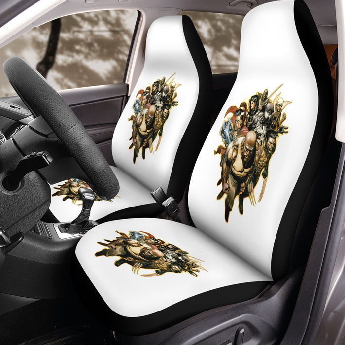 bad marvel with iron fist Car Seat Covers