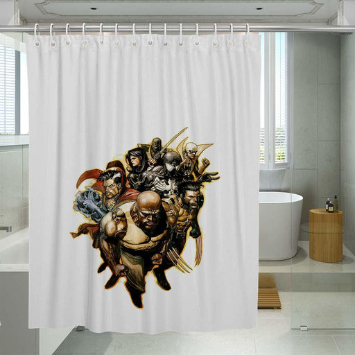 basketball nba supreme shower curtains