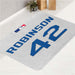 Brooklyn Dodgers Robinson bath rugs