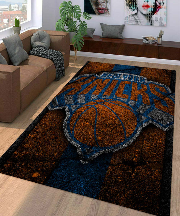 bad logo new york knicks Living room carpet rugs