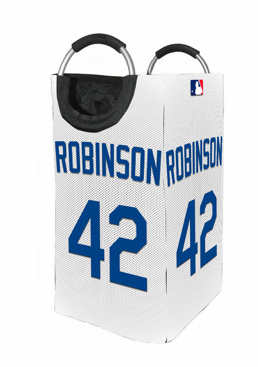 brooklyn dodgers robinson Laundry Hamper | Laundry Basket