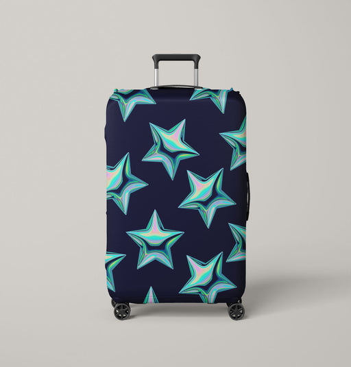 balloon star shapes hologram Luggage Cover | suitcase