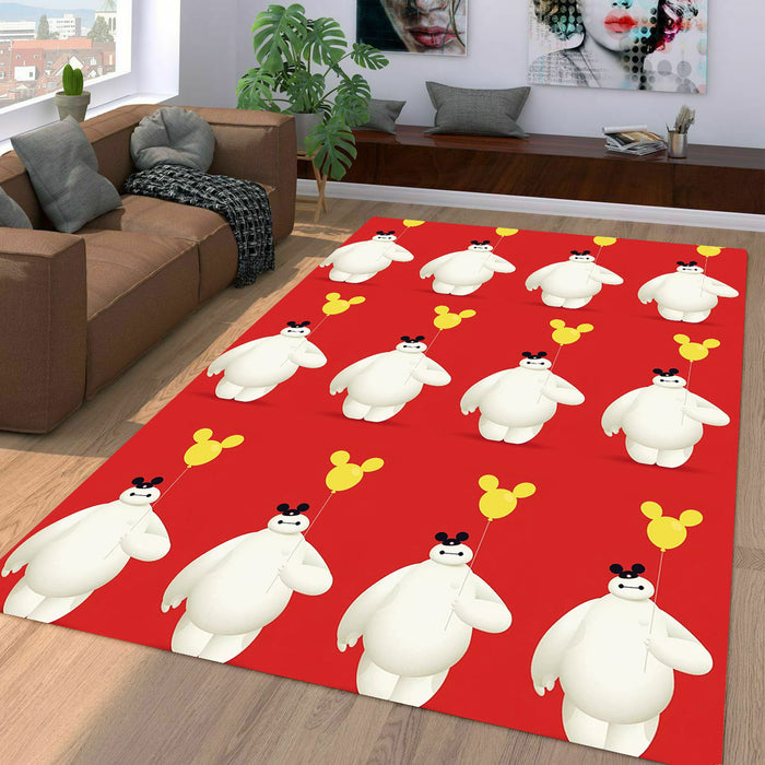 baloon and baymax big hero 6 Living room carpet rugs