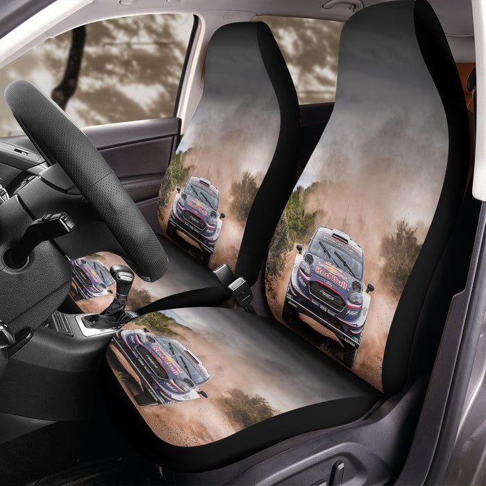 bad winter for offroad car racing Car Seat Covers