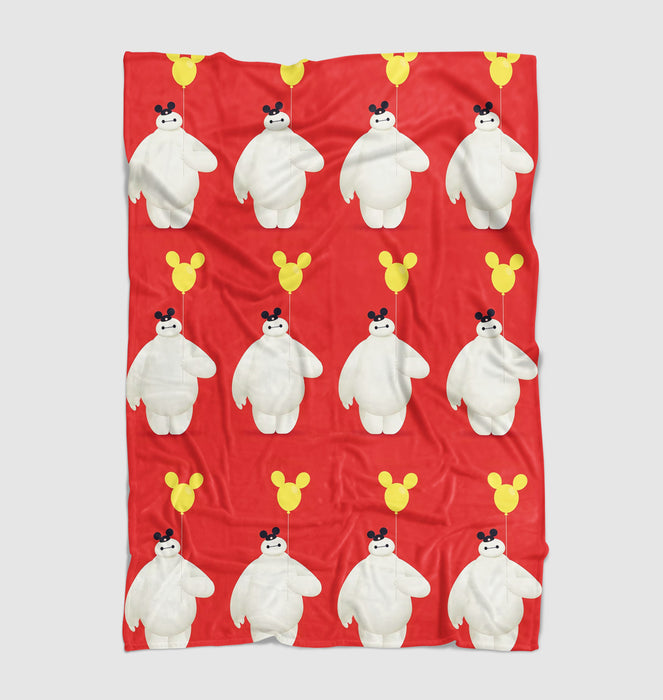 baloon and baymax big hero 6 Ultra soft fleece blanket