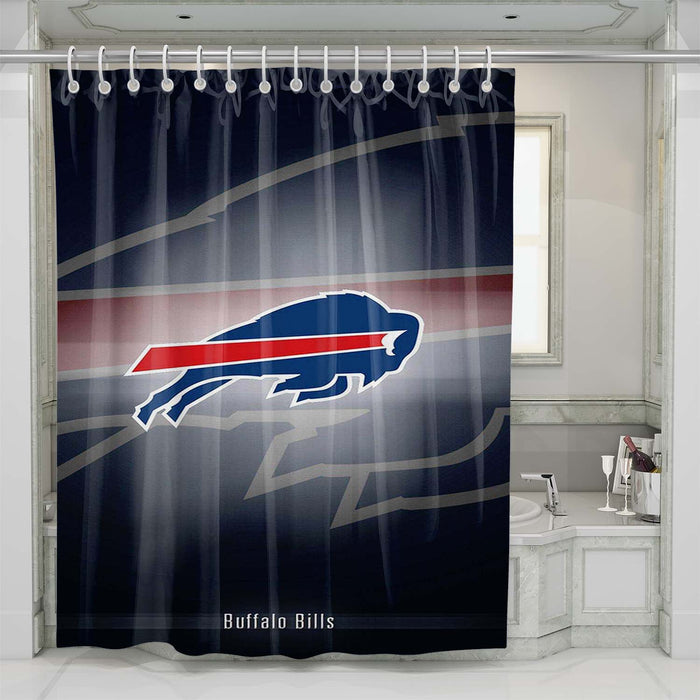 buffalo bills 3 shower curtains