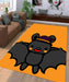 bat cute cartoon Living room carpet rugs