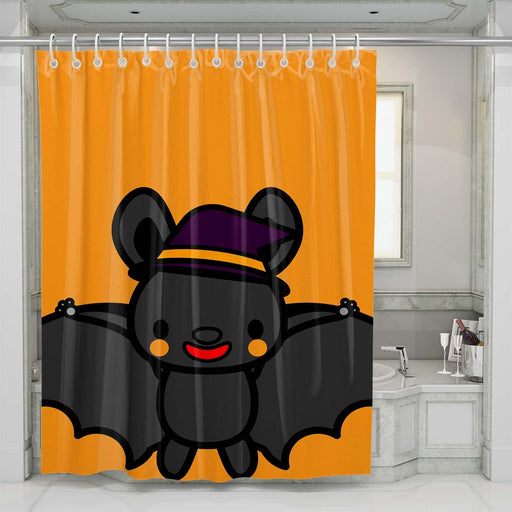 bat cute cartoon shower curtains