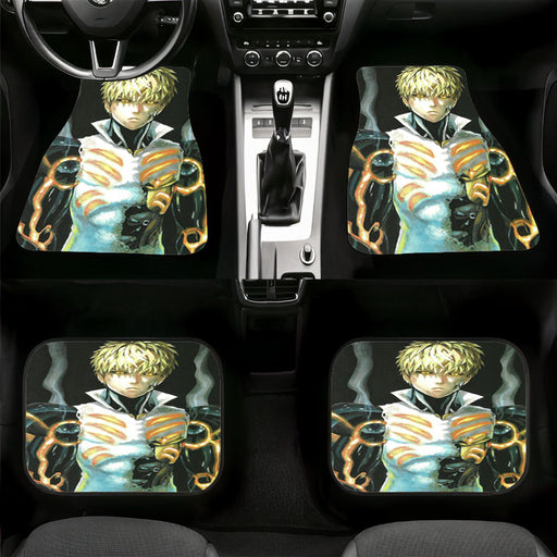 badass genos one punch man Car floor mats Universal fit