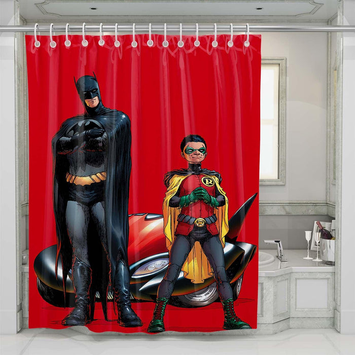 batman and robin shower curtains