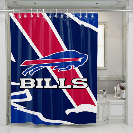 buffalo bills football team shower curtains